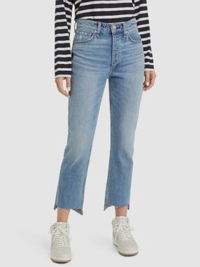 Rag & Bone Nina Delavan High Rise Ankle Cigarette Jean Size 27 NWT